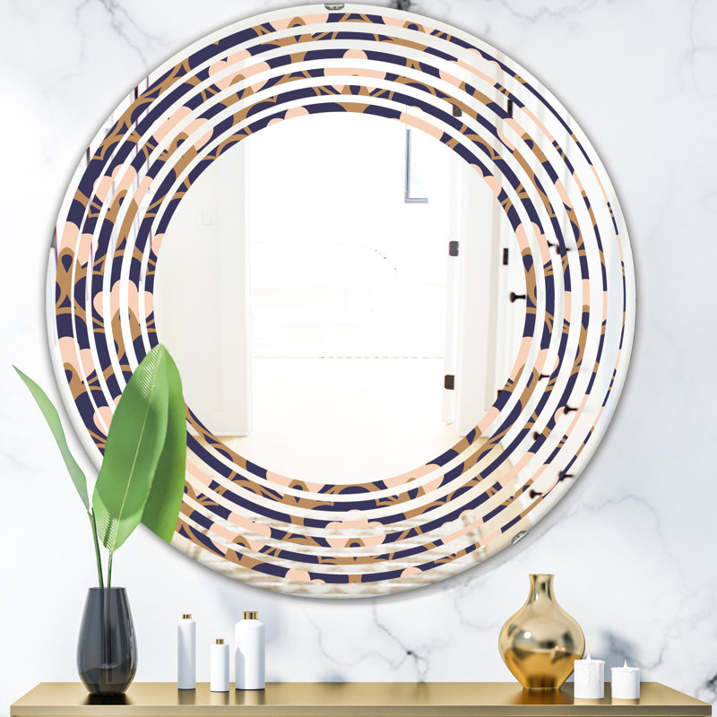 Miroir mural Ornament Design, H 23,6 po x l 23,6 po