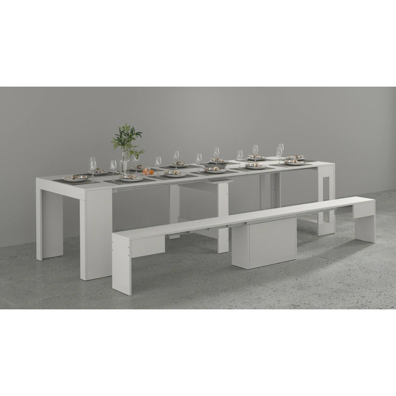 Barrecchia 4 - Person Dining Set, White