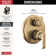 Tetra 14 Series 3-Setting Integrated Diverter Valve Trim Kit, Shower Faucet Diverter Kit
