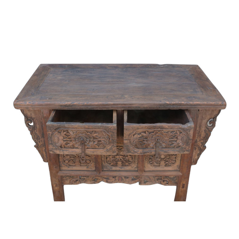 39.8'' W Solid Wood Console Table