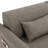 74" Modern Convertible Sleeper Sofa with Storage Pockets, Tannish Gray-924703096
