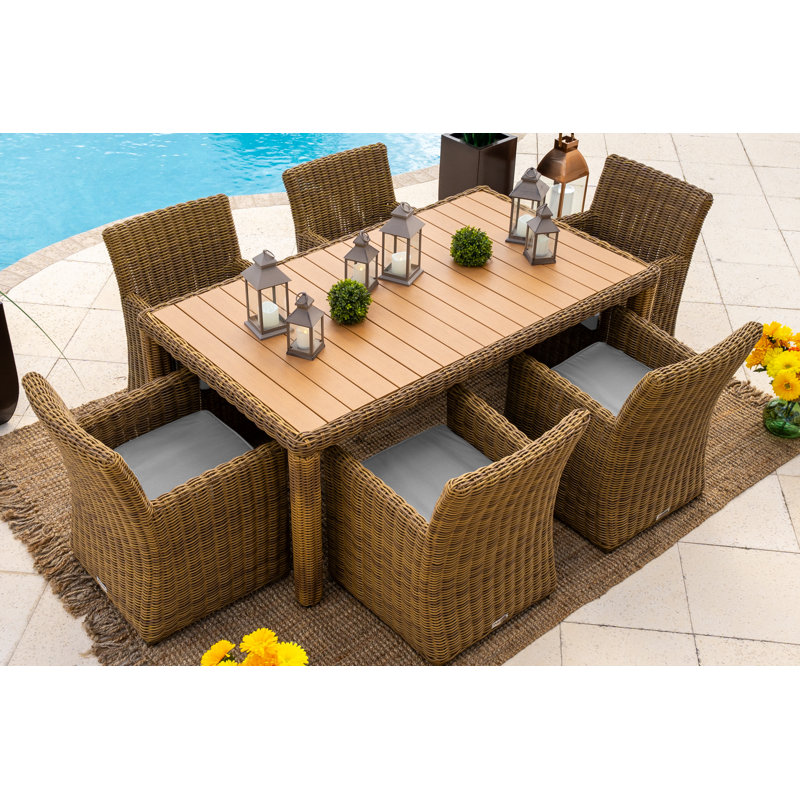 Ensemble de mobilier d'extérieur 16 pièces Malmo