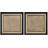 Geometric Line Pattern Wall Decor - Minimalist Neutral Abstract Artwork - Framed Canvas Master Bedroom Wall Art Work 2 Pieces Print-97923446-97923447-108572871