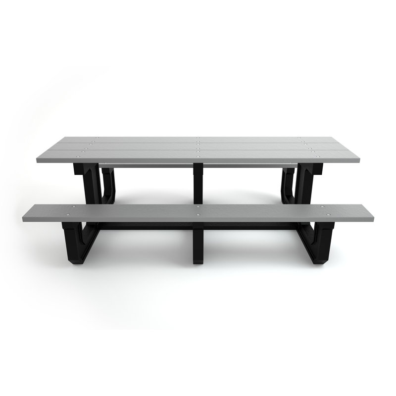 Table de pique-nique Park Place, Gris, H 30,5 po x l 96 po x P 58 po
