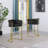 Maebelle Velvet Barstool 29" (Single Chair)-329666209-329666208