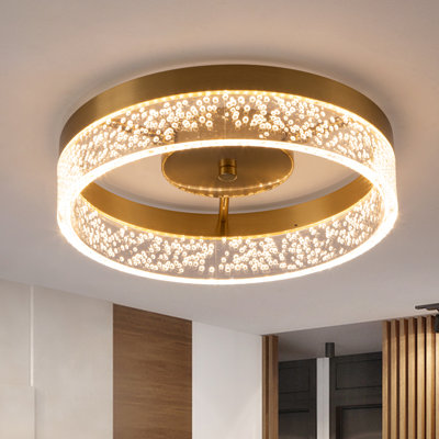 1-Light 29.6cm LED Dimmable Flush Mount