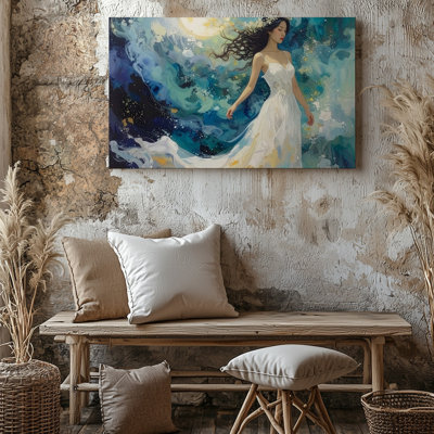 Toile, rêve céleste, art mural