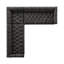Kensington 3 Piece Corner Sectional - 101 - Destroyed Black-118588930
