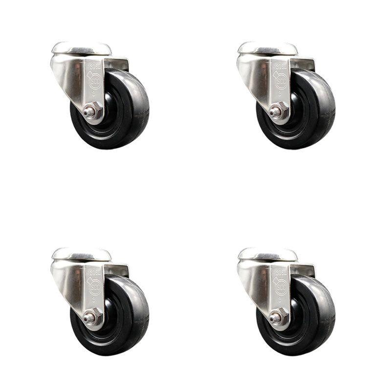 Soft Rubber Casters