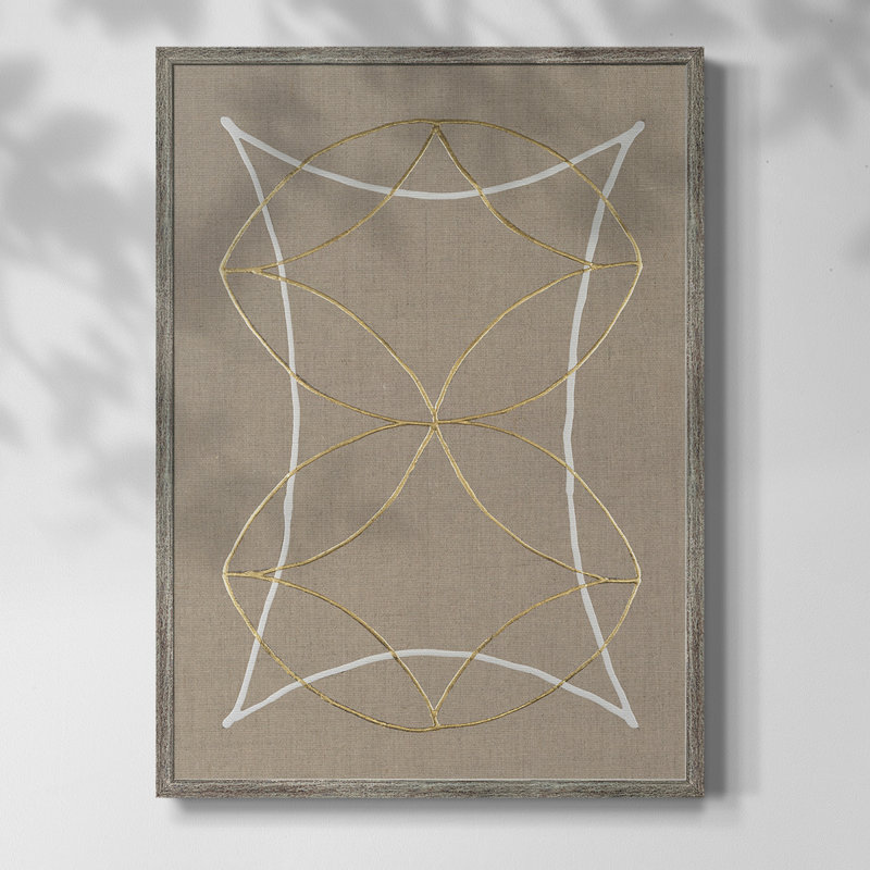 Hyperbola I Framed Print - Solid Wood, 15" H x 12" W