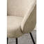 Kelsby 60cm H Upholstered Metal Upholstered Back Accent in Beige