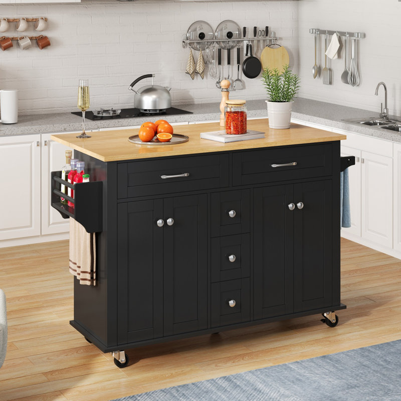 Kitchen Island, Black