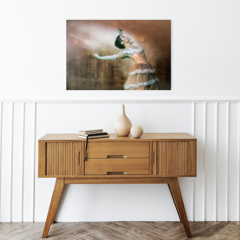 Affiche murale contemporaine abstraite « À danser », 16" H x 24" W