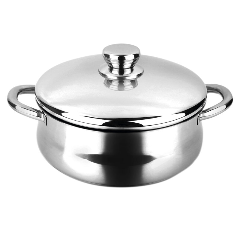 Pot à soupe antiadhésif en acier inoxydable (18/10) Fagor Silverinox, 4