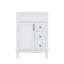 Petit meuble-lavabo 24 po avec lavabo en céramique 2 tablettes réglables-1484984859