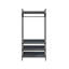 Alva Pair of Double Open Wardrobes with 2 Drawers and 4 Shelves-103260233