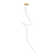 67 - Light Gold LED Cluster Pendant