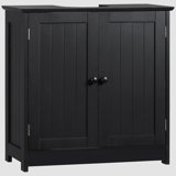 24” Pedestal Sink Bathroom Vanity Cabinet - White