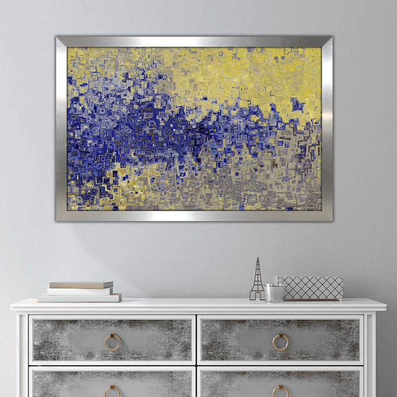 Psaumes 73:25 My Only Desire - Peinture, Encadrement argenté, H 33,5 po x l 49,5 po x P 1 po