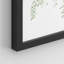 «Minimal Botanical» IDÉE4WALL, art mural variété de feuille de forêt vert pastel encadré, ensemble de 4 impressions de nature sauvage, décoration murale botanique floral pour le salon, impression encadrée de chambre à coucher, 4 pièces-90162009-90162013
