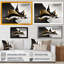 «Cournoyer Gold and Black Wave II», reproduction sur toile-2033235404-2033235409
