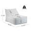 Fauteuil à billes Perry, gris clair-1060093855