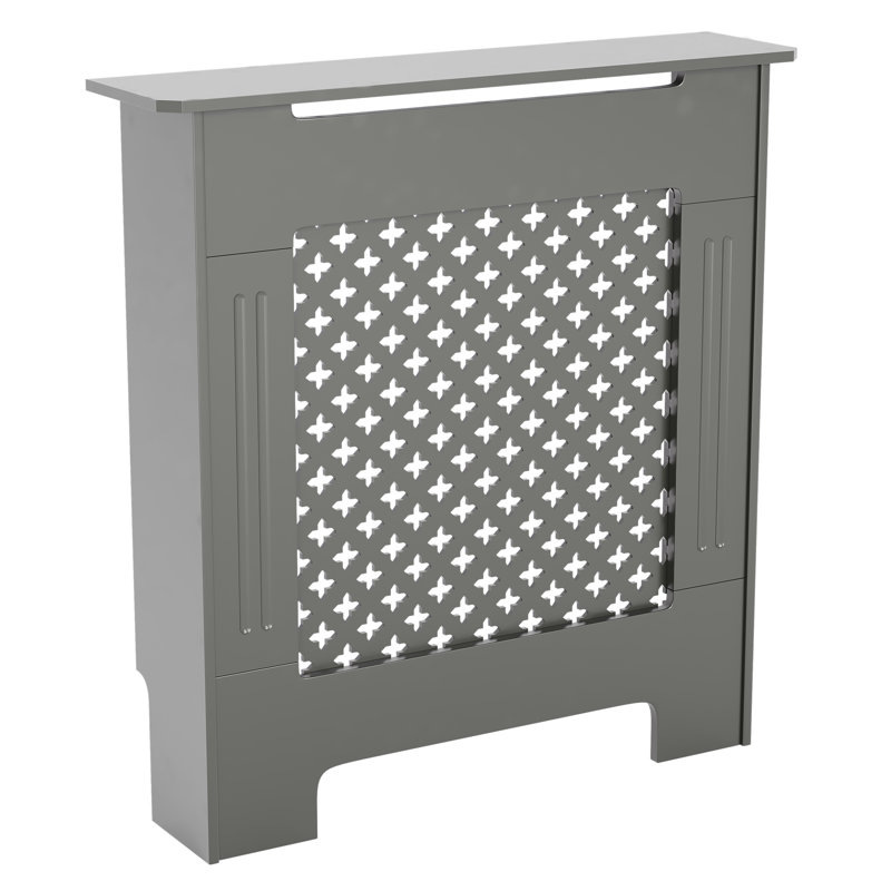 Reta Radiator Cover, 82cm H x 78cm W x 19cm D, Grey