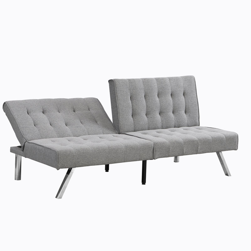 Gonnelli Armless Sofa, Modern Sofa, Accent Sofa, Gray Fabric Duplicate