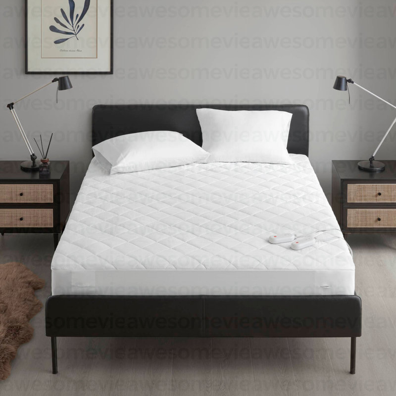 1 couvre-matelas chauffant blanc PCS, Double