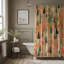 Rideau de douche abstrait Ingleton-1293981906