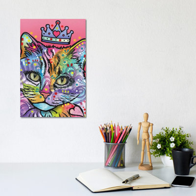 Love Cat by Dean Russo - Wrapped Canvas Print