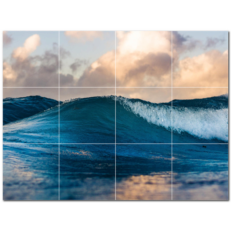 Vagues photo 4,25 x 4,25