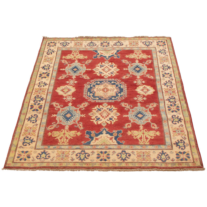 Tapis rouge foncé Finest Ghazni 5 pi 0 po x 6 pi 8 po