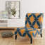 Fauteuil de chambre abstrait Mid-Century