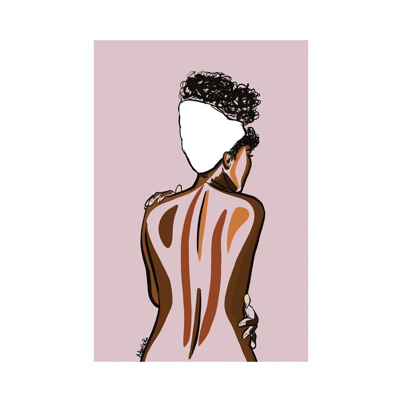 Love Your Body V by NoelleRx - Wrapped Canvas Print, 101.6 cm H x 66.04 cm W x 1.91 cm D