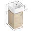 Ensemble de meuble-lavabo simple 12 po Ahders-94086508