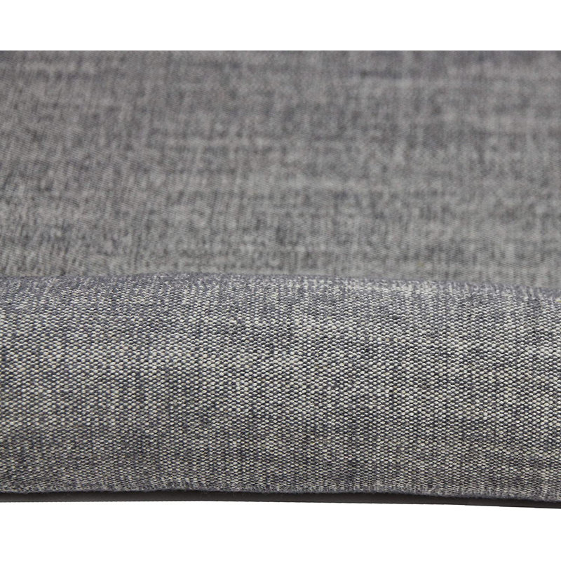 Emilse Polyester Solid Colour Bedspread, 50 x 240cm Bedspread, Charcoal Grey