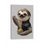 Sloth Eat Noodle by Adam Lawless - Print on Canvas-453338153-453338128