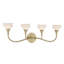 Florena 2-Light Bathroom Vanity Light in Noble Brass by Breegan Jane-1913181993