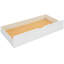 Grand lit moderne blanc avec tiroir et lit gigogne - Plateforme de conception innovante 2 grands espaces, lit gigogne, chambre à coucher pour maximiser l'espace-796028141