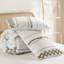 Édredon très grand / très grand 3 pièces, imprimé coton avec chenille, motif, rembourrage, lavable à la machine, aucun produit chimique nocif, style et rembourrage lavable, taies décoratives assorties-130701509