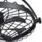 20" Outdoor Waterproof Plug-in Fandelier Ceiling Fan with Dimmable LED Light and Remote-1691773901