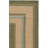 Braided Hand Woven Machine Washable Geometric Brown / Dark Green Indoor/Outdoor Area Rug-1903509301