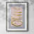 Distressed Silver Framed Paper
