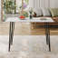 Metal Base Dining Table