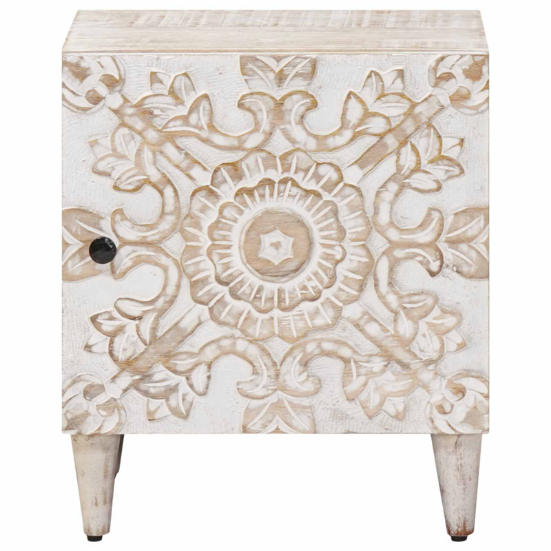 40cm W Solid Wood Bedside Table