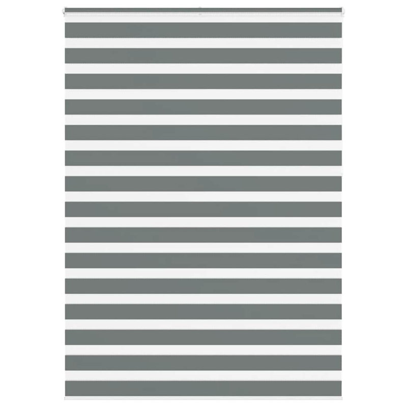 George Oliver Zebra Blind Polyester, 165cmW x 230cmL, Dark Grey