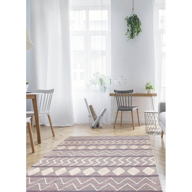 Tapis rectangulaire unique 6 pi 3 po x 9 pi 3 po Delioara