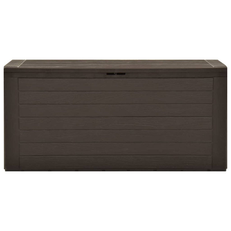 WFX Utility 44cm W 290L Water Resistant Plastic Lockable Deck Box in Brown