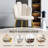 Latara Velvet Vanity Makeup Chair-58917074